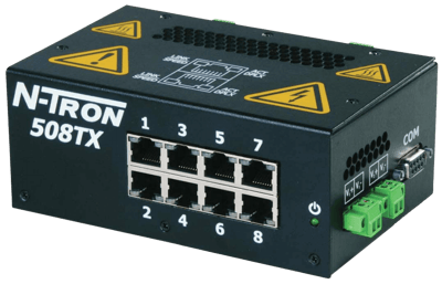 Red Lion Industrial Ethernet Switch, 508TX-A